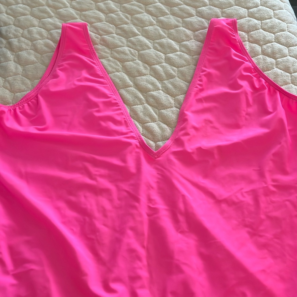 Nwot Asos Swim Hot Pink Swimsuit. Us Size 24 Uk 28 Wu 56.
